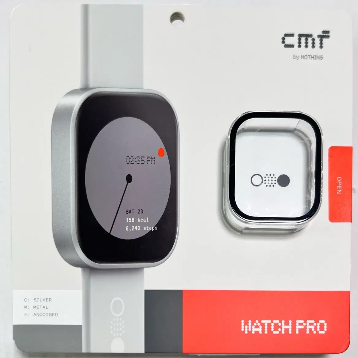 CMF WATCH PRO(워치프로)실버색상 스마트 워치 판매합니다!