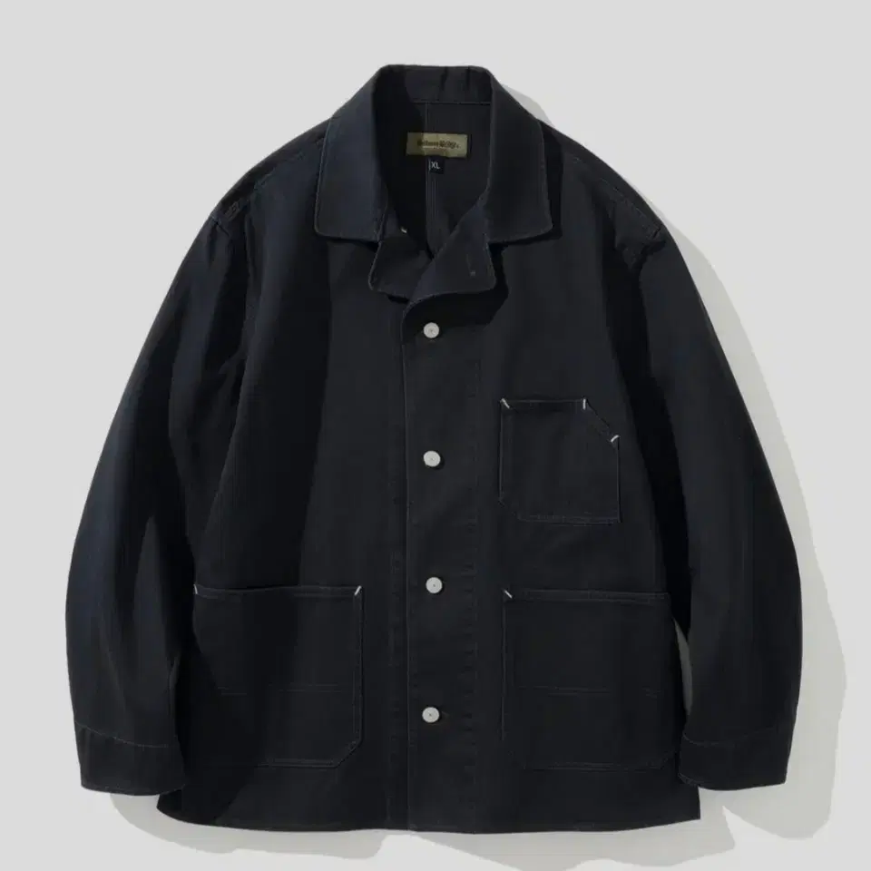 [유니폼브릿지] coverall work jacket navy