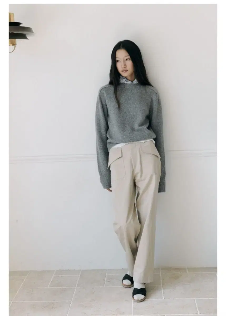 파크투 riou pocket cotton pant 베이지