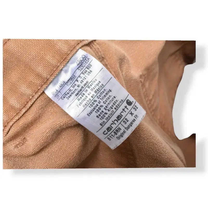 CARHARTT 칼하트 B11 싱글니 워크팬츠 N643