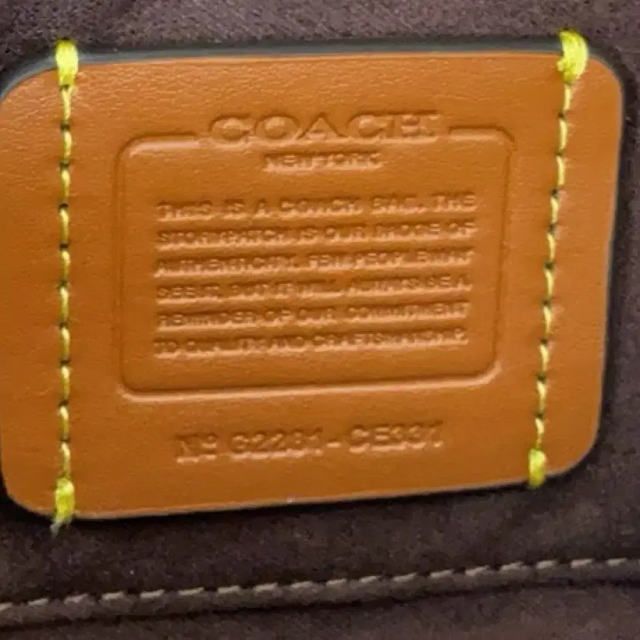 코치 COACH CE331 여성 스튜디오 바게트 백 연핑크,브리운