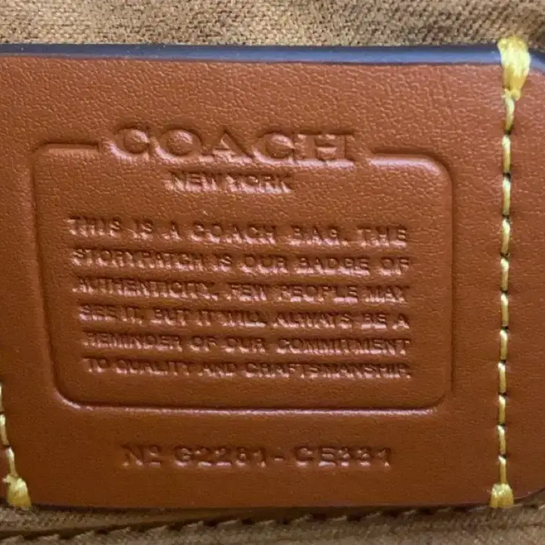 코치 COACH CE331 여성 스튜디오 바게트 백 연핑크,브리운