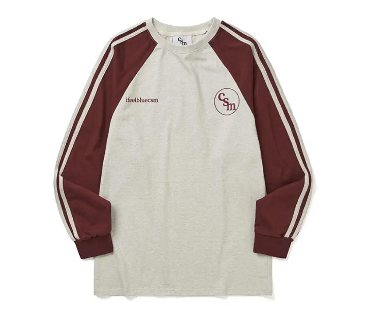 아이필블루씨에스엠 롱슬리브 vintage soccer raglan