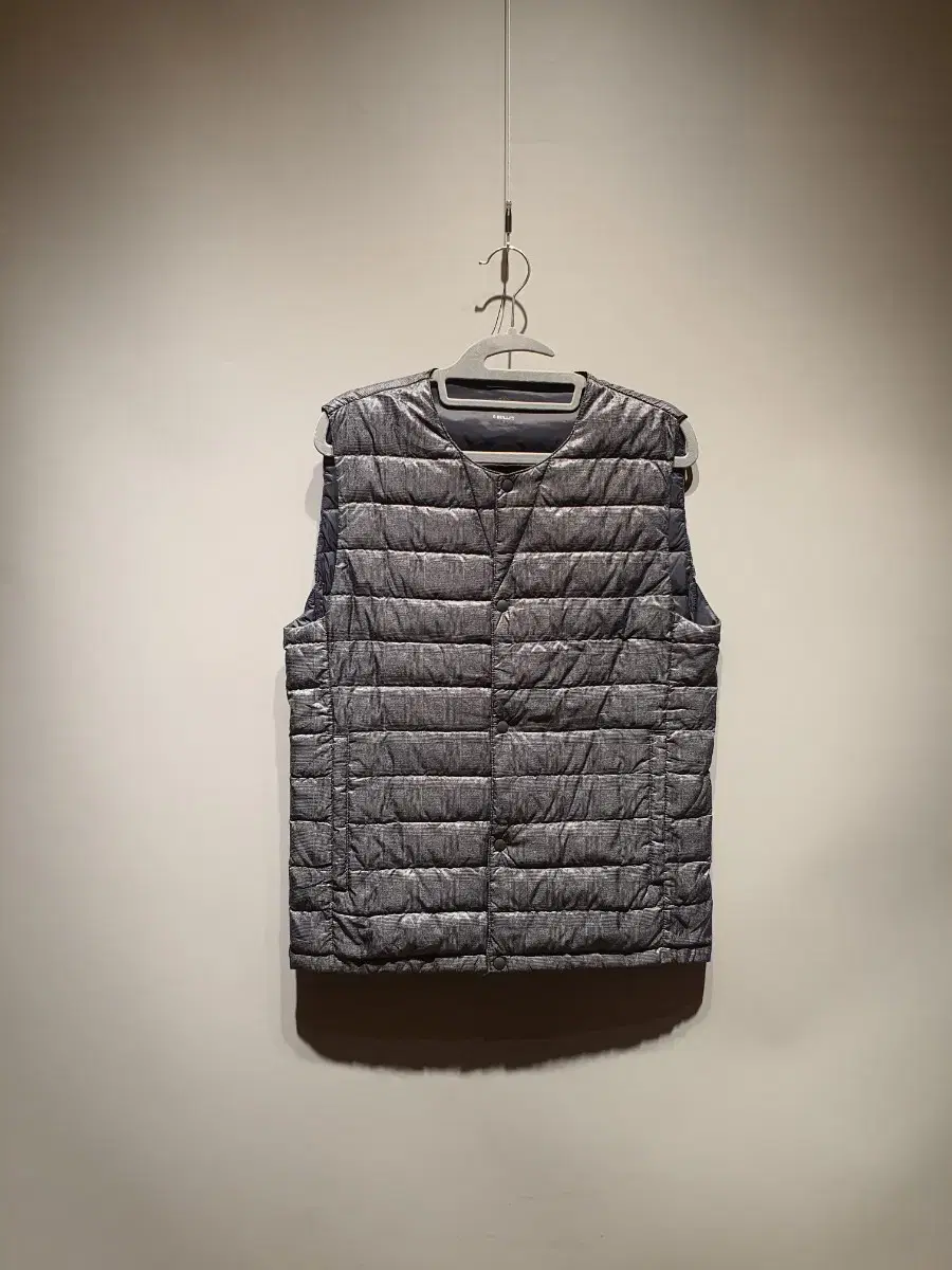 [Free Shipping] 6bullet Goose Down Padded Vest 90 S Check