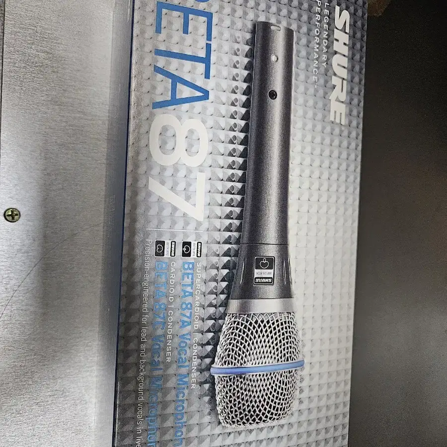 슈어 SHURE BETA87A 유선 마이크 미사용 새제품