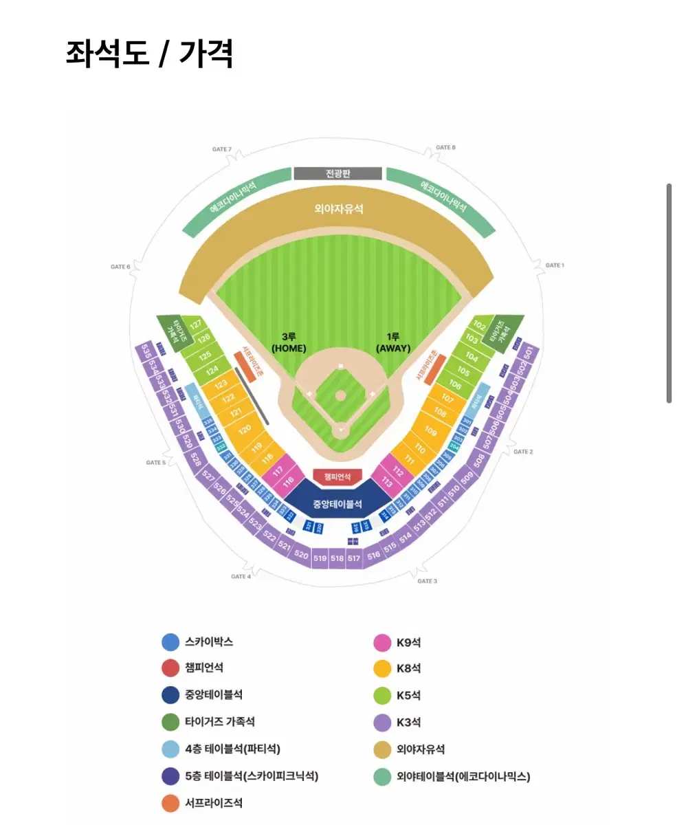 한국시리즈 5차전 2연석 k8 양도