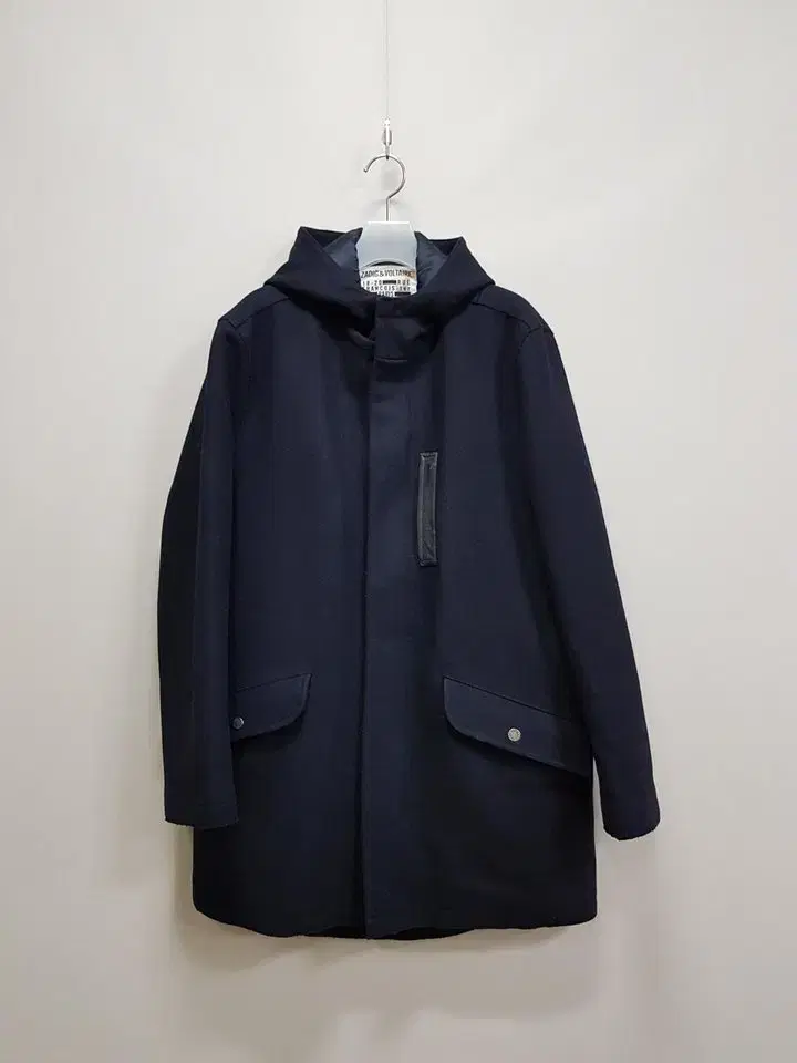 Jadik & Voltaire semi Over-fit lined hooded coat size L