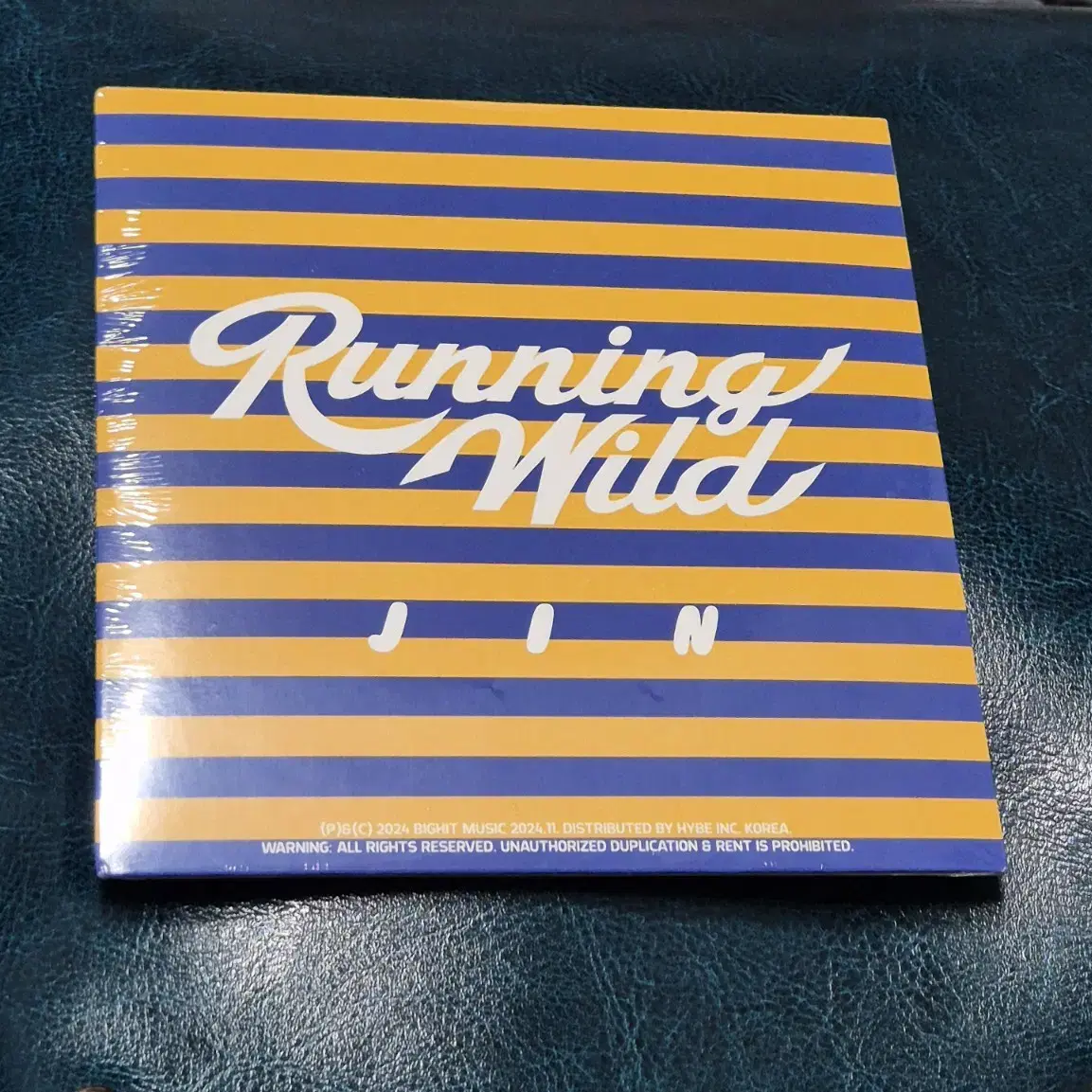 방탄 진 JIN HAPPY 앨범 Runnin Wild Single CD