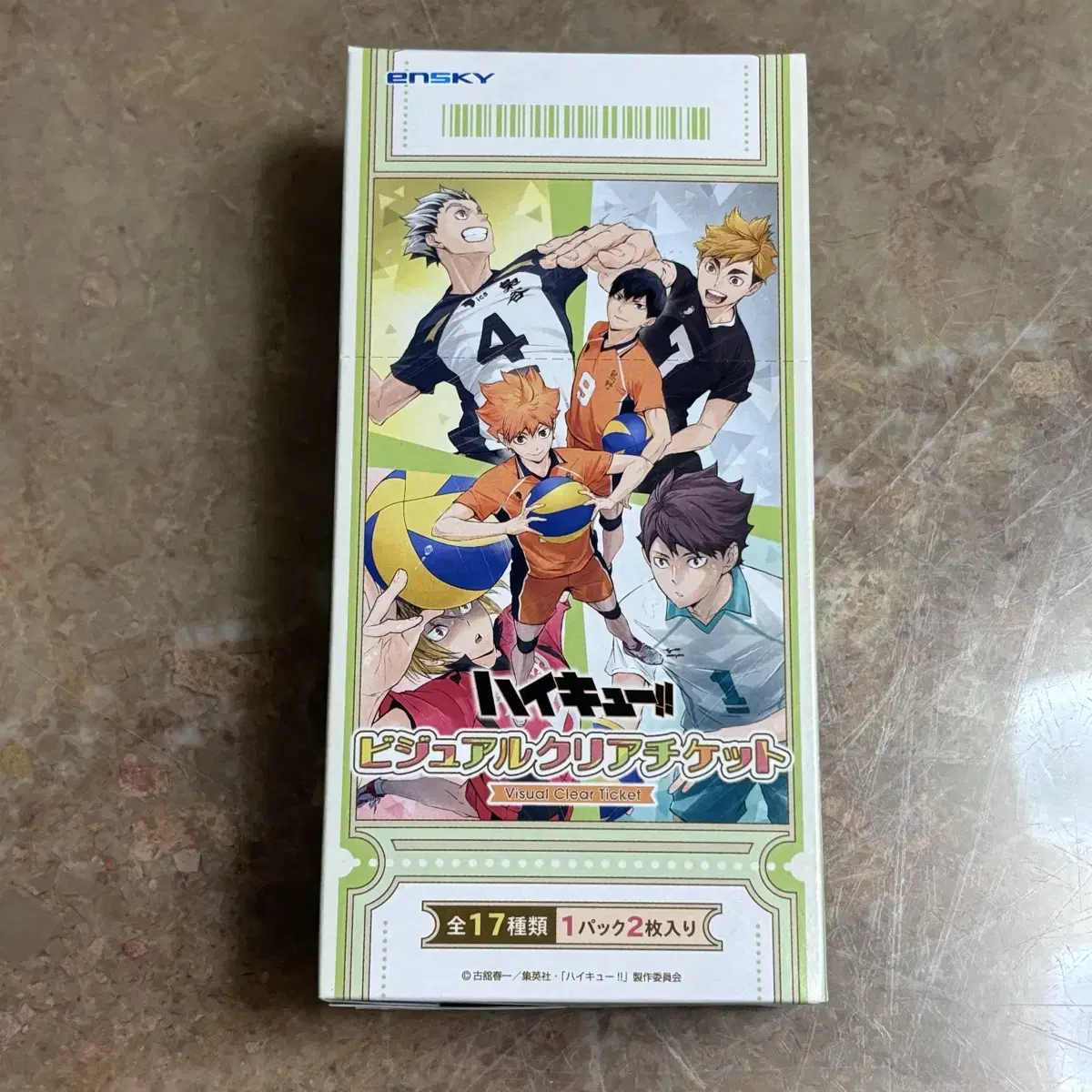 Haikyuu Clear Ticket Style kard Sells a box of wts 