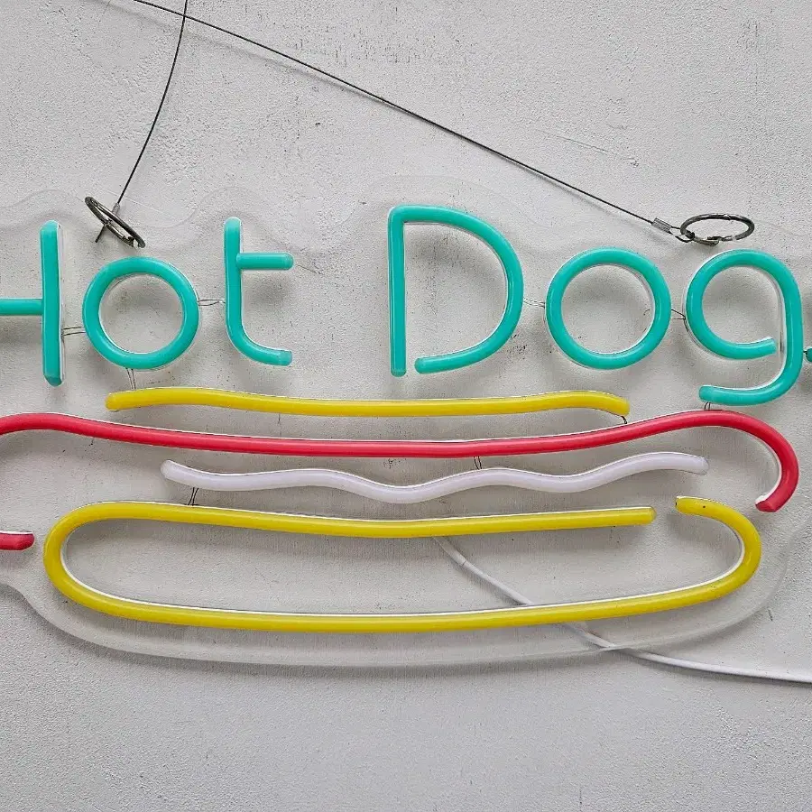 핫도그  네온사인 광고판 USB Hot Dog LEDNeon sign