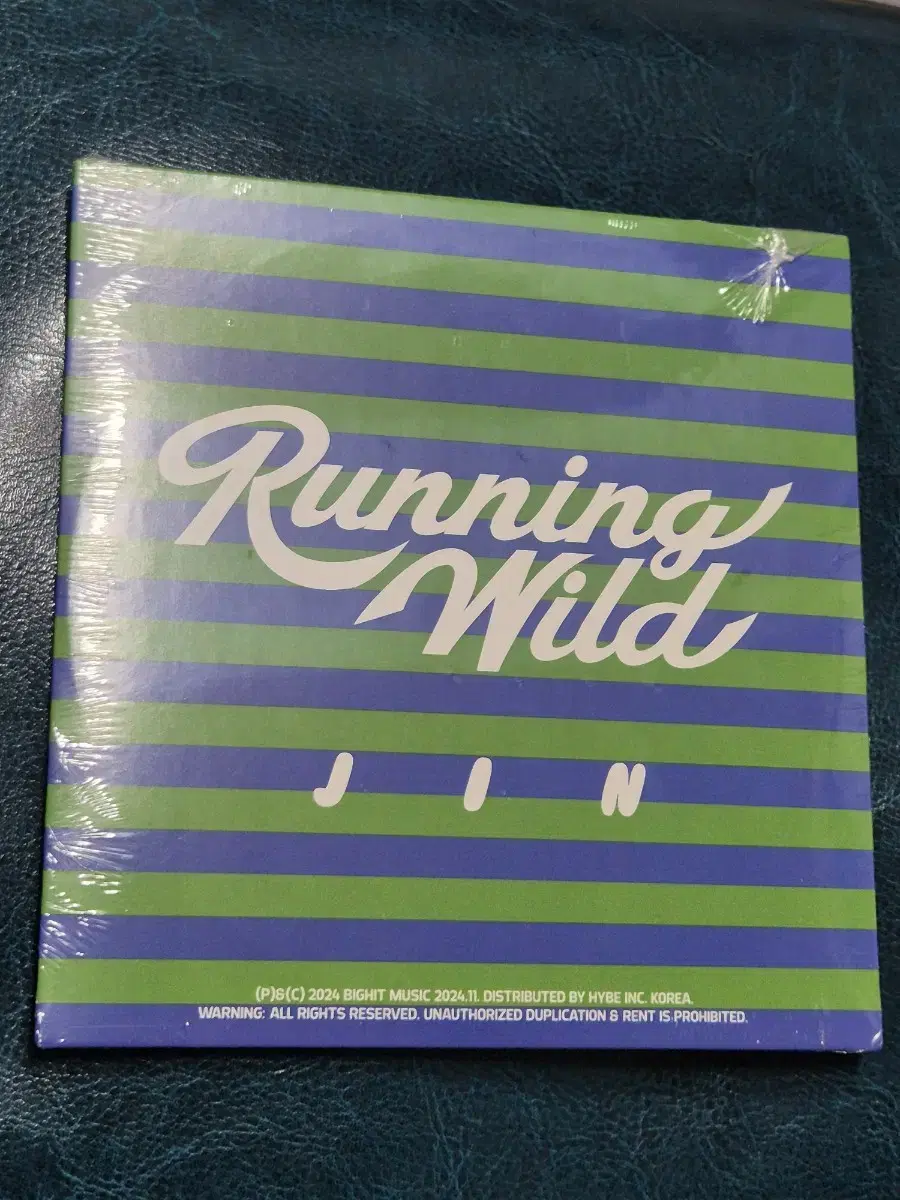 Bangtan jin JIN Running Wild-Instrumental CD