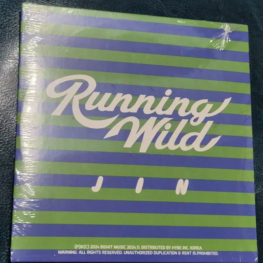 방탄 진 JIN Running Wild-Inst ver CD