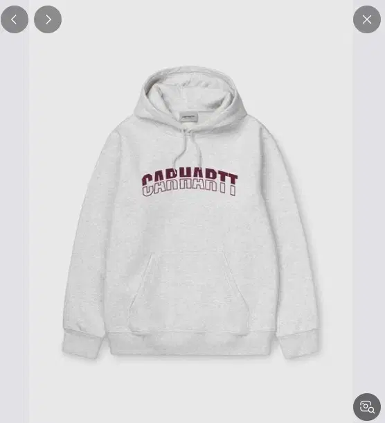 Calhart Hoodeed District Sweat (Burgundy) L