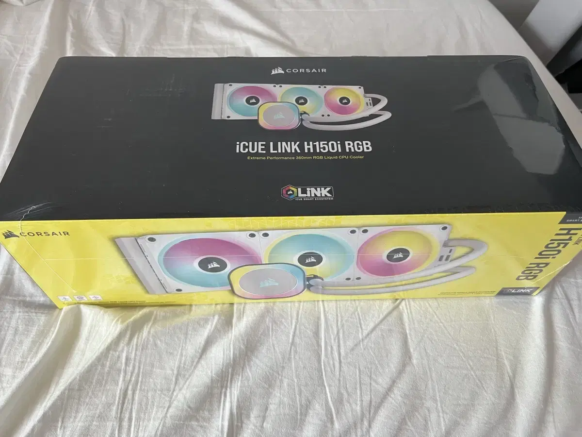 커세어 수냉쿨러 iCUE LINK H150i RGB WHITE