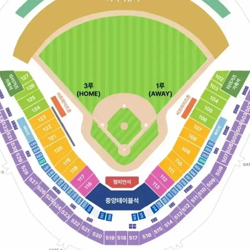 한국시리즈 2차) 기아(KIA) VS 삼성 4연석 판매