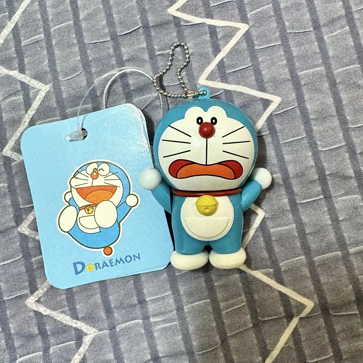 Japanese Doraemon Action Figures keyring Straps