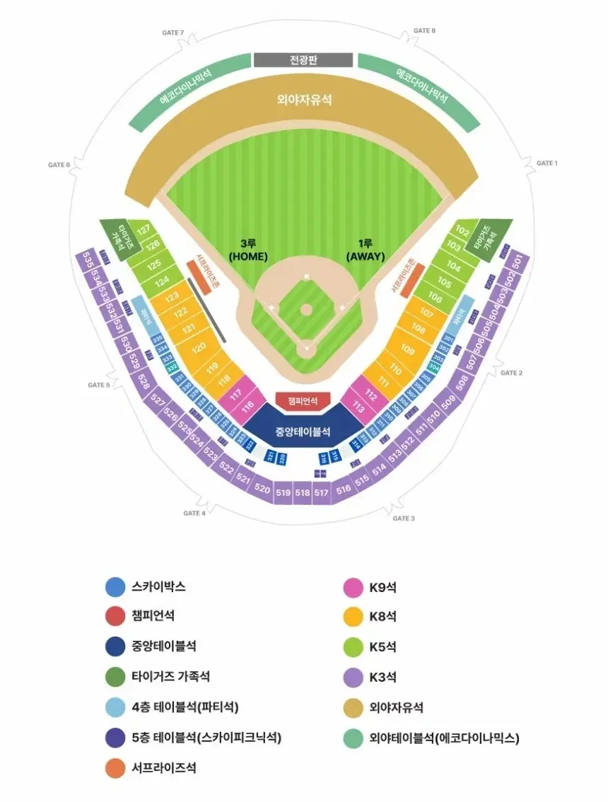 [양도 타이거즈 가족석 6인] 삼성 vs 기아 7차전 양도합니다