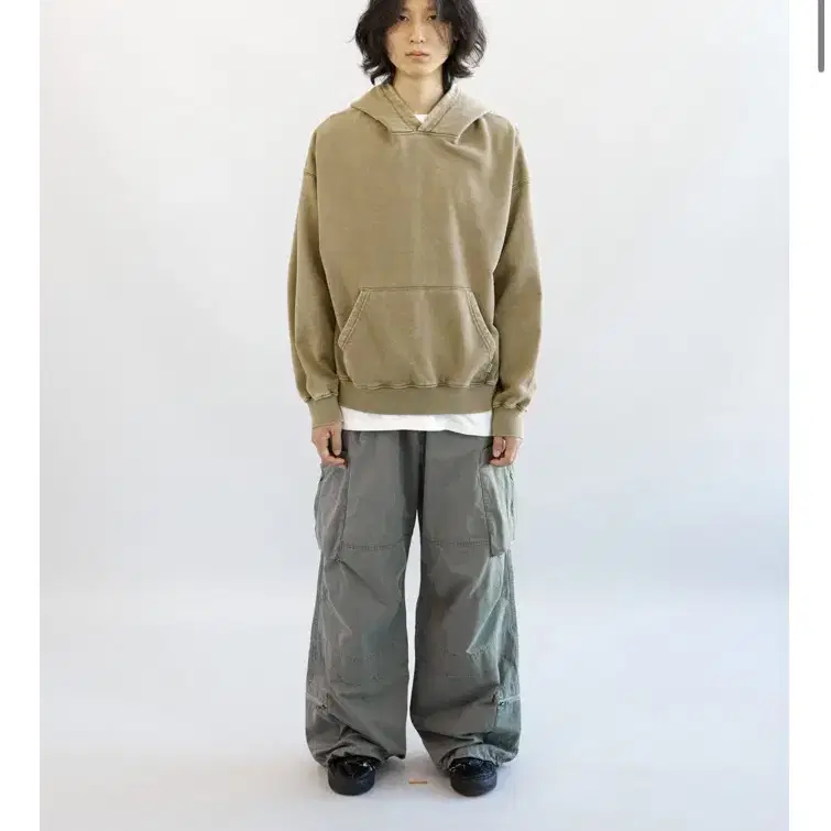 해칭룸 Zip Cargo Pants Faded Olive (M)