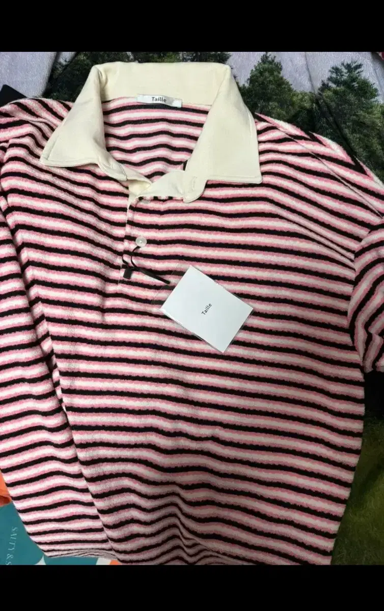 타일레 TOWEL STRIPE POLO SHIRT