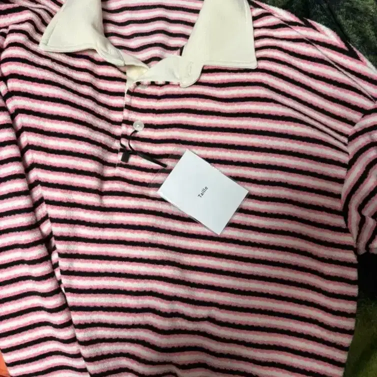 타일레 TOWEL STRIPE POLO SHIRT