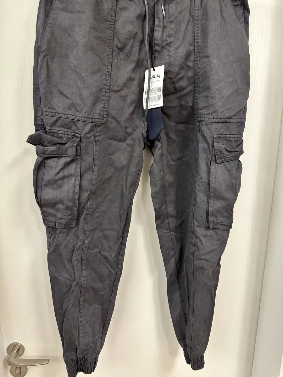 [52] Junge gray cargo cotton joggers new