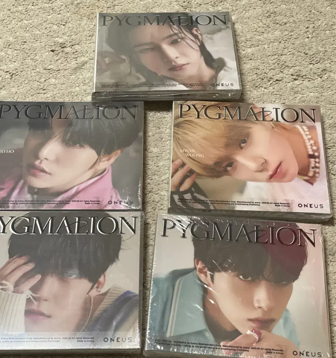 미개봉앨범 원어스 oneus 쥬얼 ver pygmalion 5장