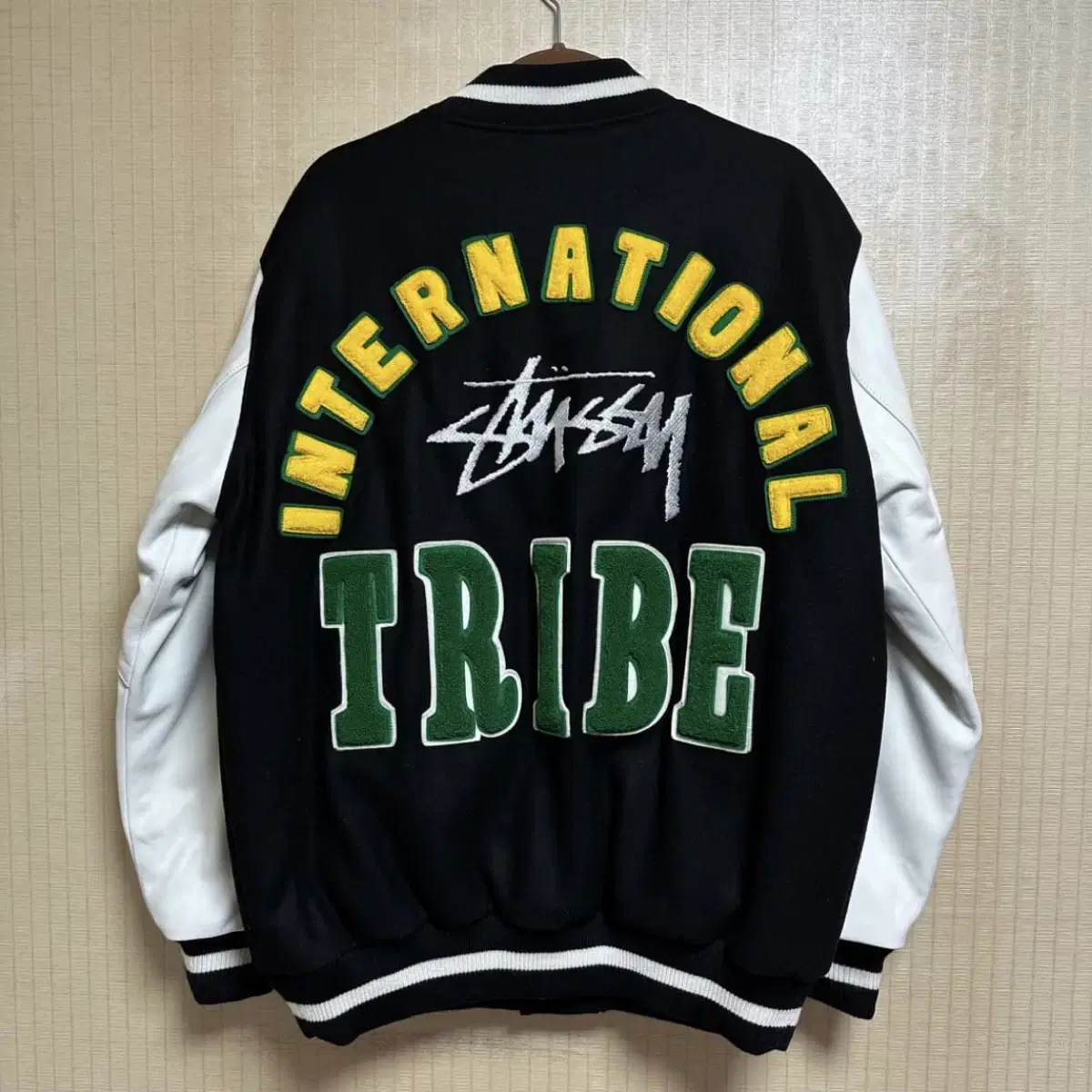 Deadstock Stussy Tribe Varsity Jacket size L