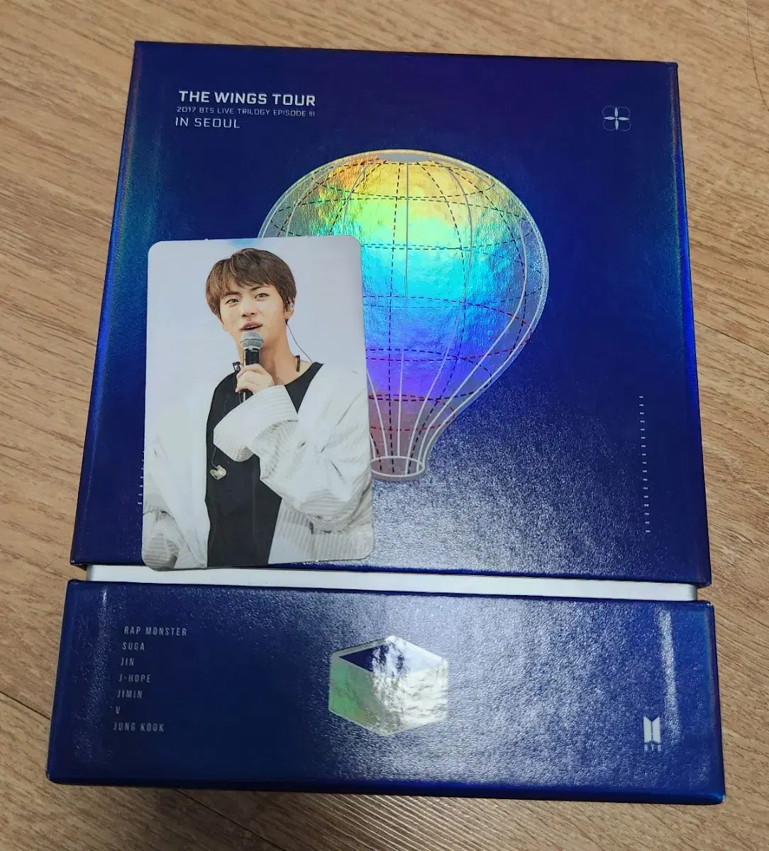 BTS 2017 Wings DVD dvd w/ Seokjin photocard 