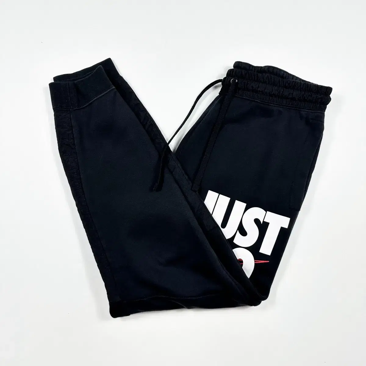 (M) Nike Justduit Spellout Sweat Jogger Pants Black