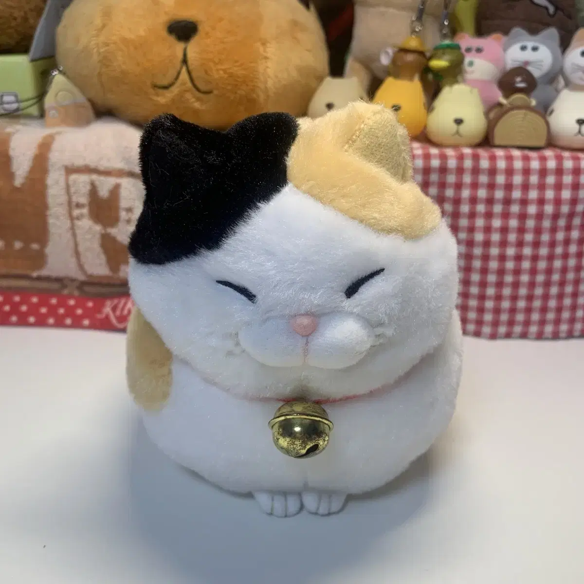 Amusement Higemange Calico Cat Doll