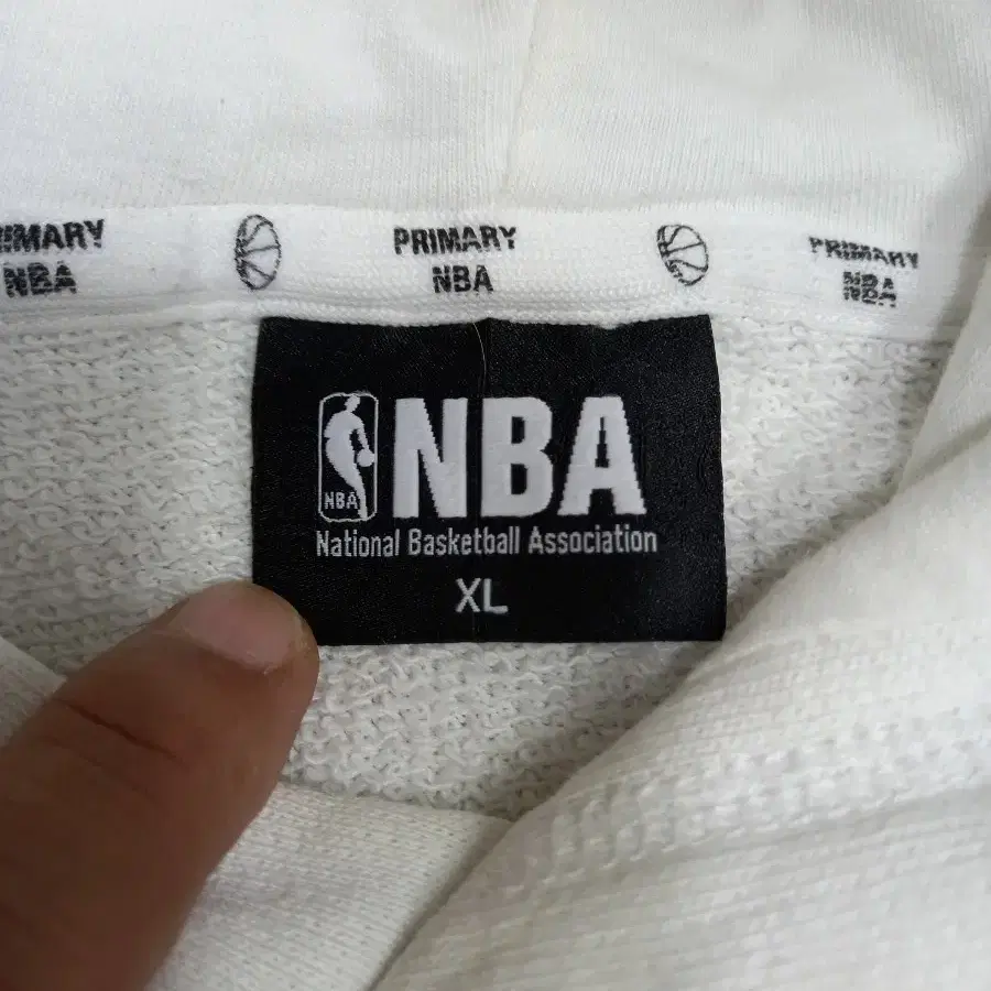 2XL NBA HORNETS 약기모 후드티 화이트 2XL-23