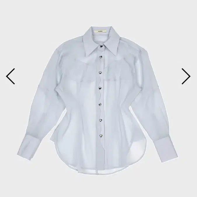 DARED HEART BUTTON SHIRT 데어드 하트 셔츠