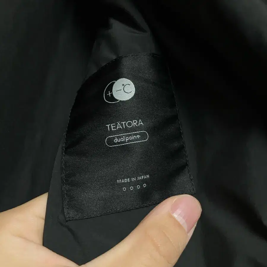 teatora wallet coat DP/50사이즈/블랙