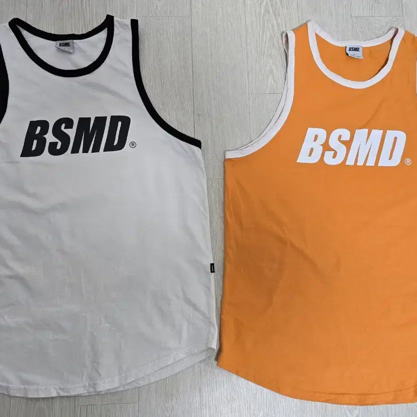 BSMD 올드스쿨 배색 머슬핏 헬스나시 L