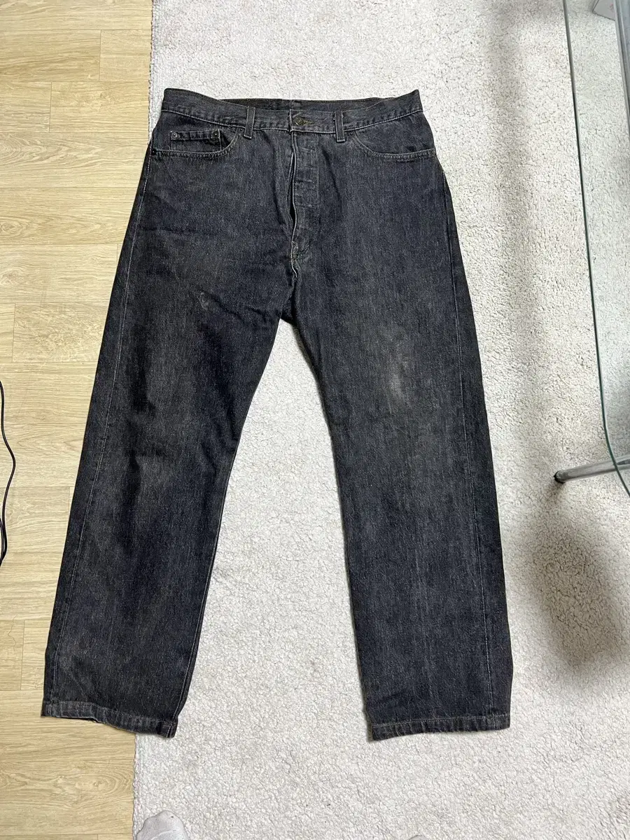 90s made in usa levi's 501 black jeans black jeans