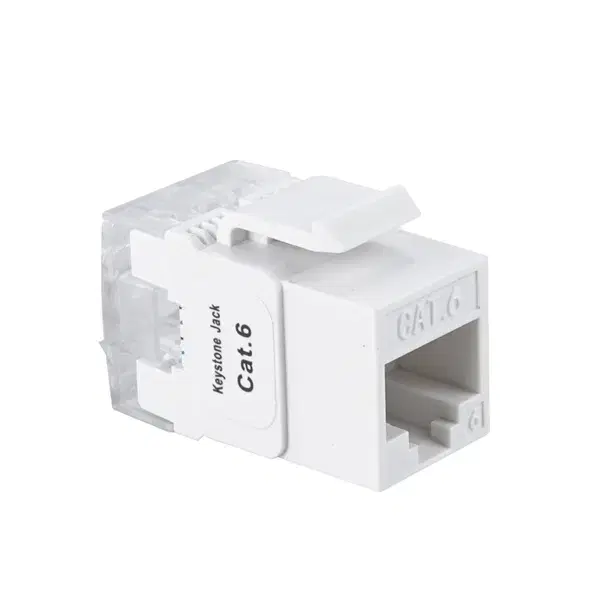 CAT6 키스톤 잭 8P8C 월플레이트 RJ45 (Unshelded)