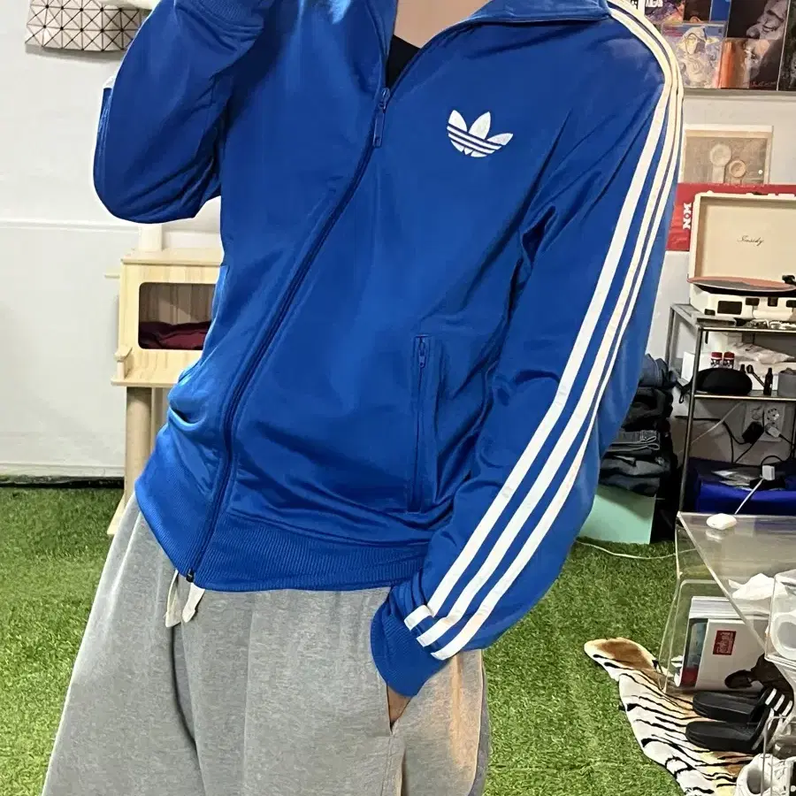 아디다스 파이어버드 져지 블루 Adidas