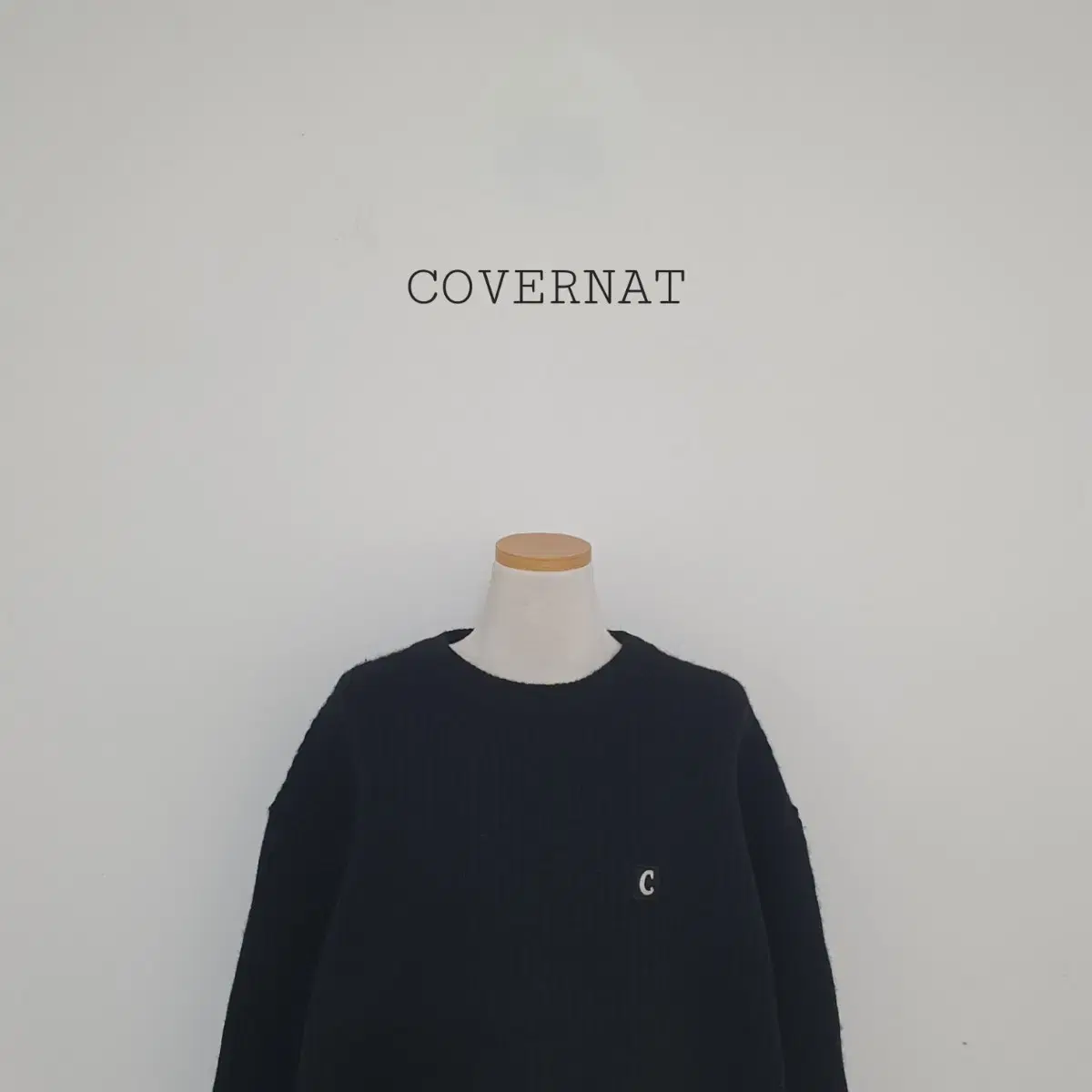 No.24102115 covernat knit covernat black knit L