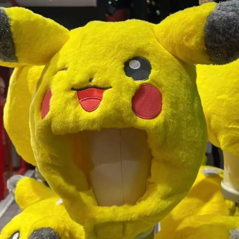 USJ 유니버셜 스튜디오 포켓몬스터 피카츄 Pikachu 인형 털 모자