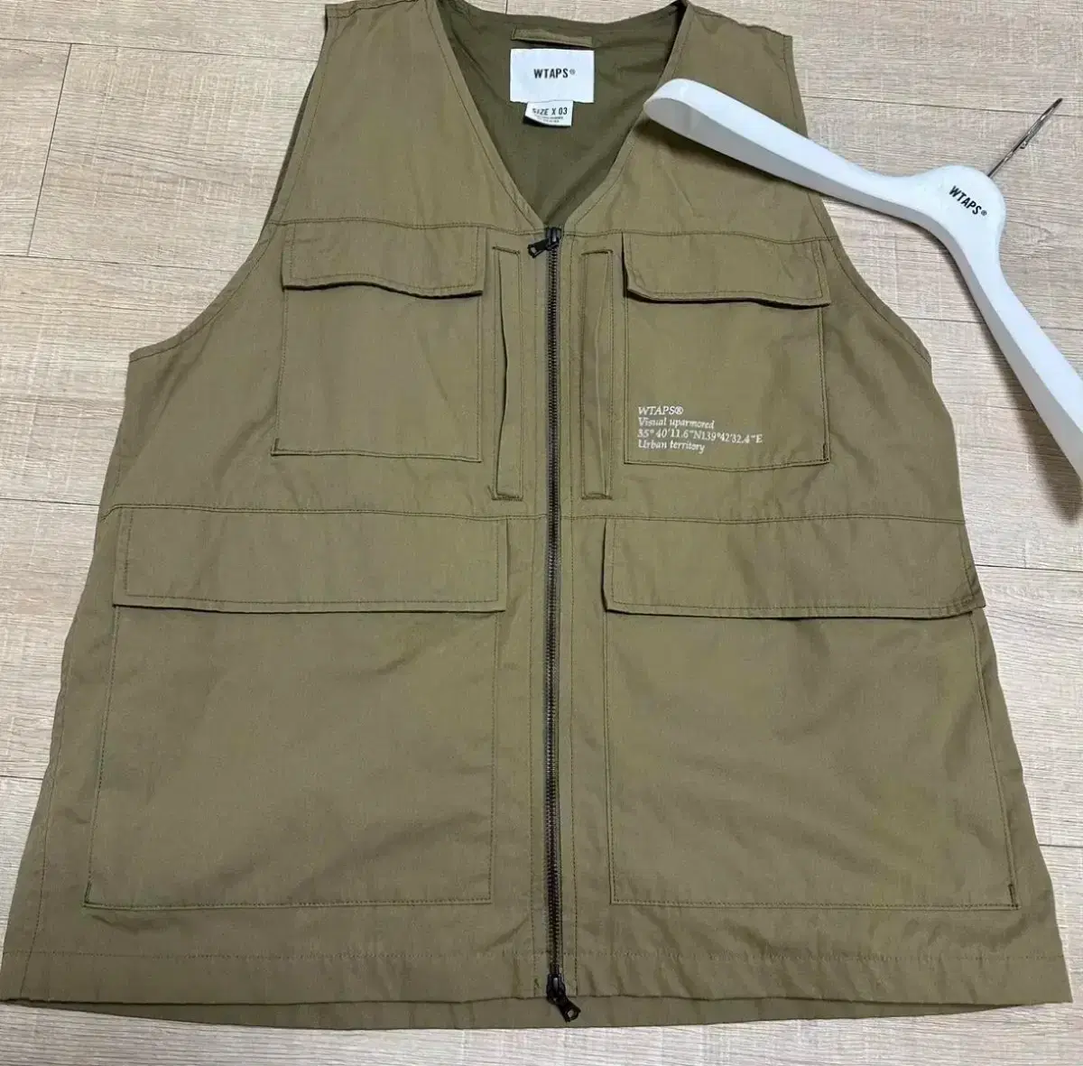 WTAPS WorkVest Vest Size 3