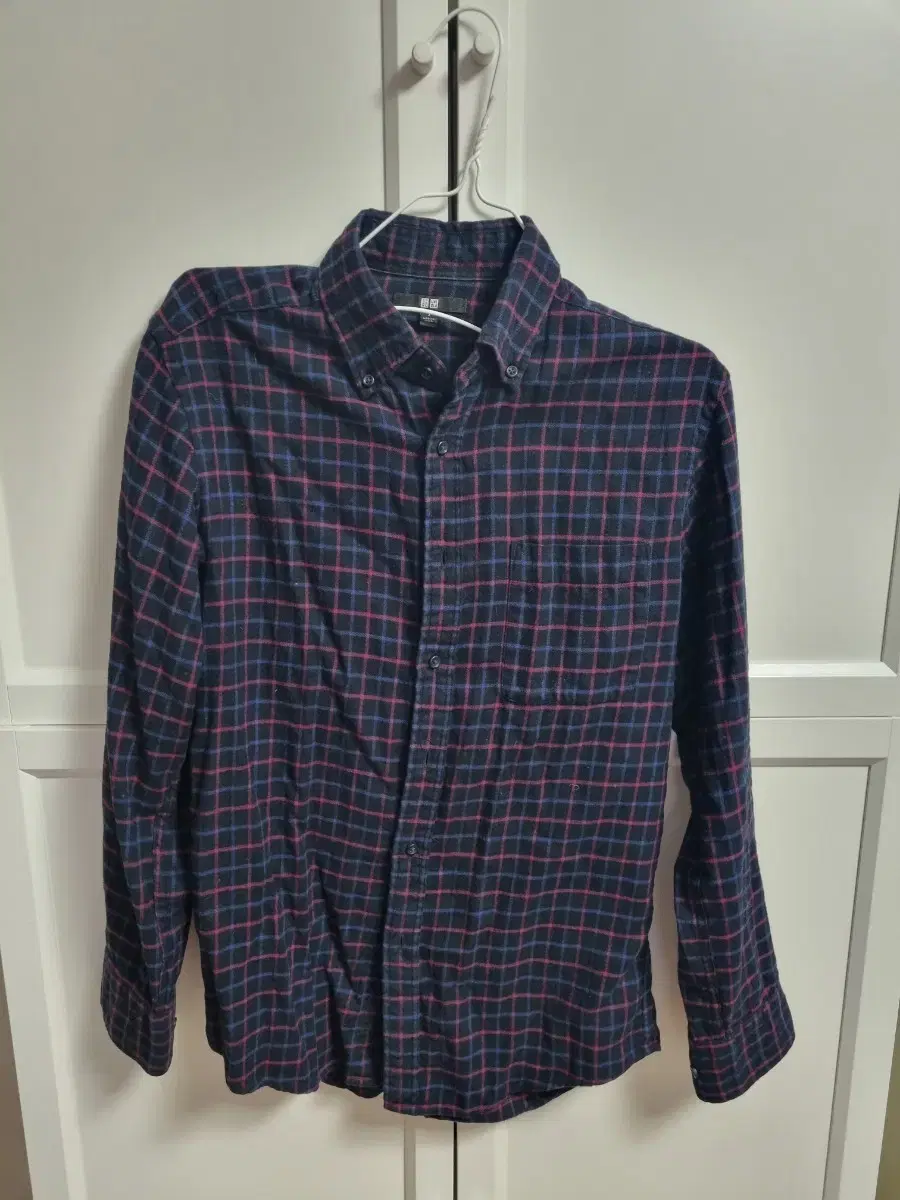 Warm cotton flannel shirt small size heating UNIQLO