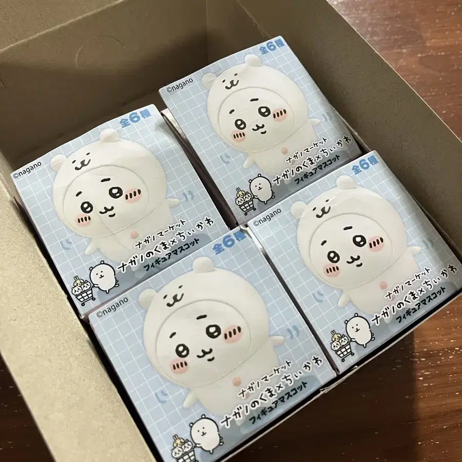 농담곰 치이카와 콜라보 피규어 하치와레 세트