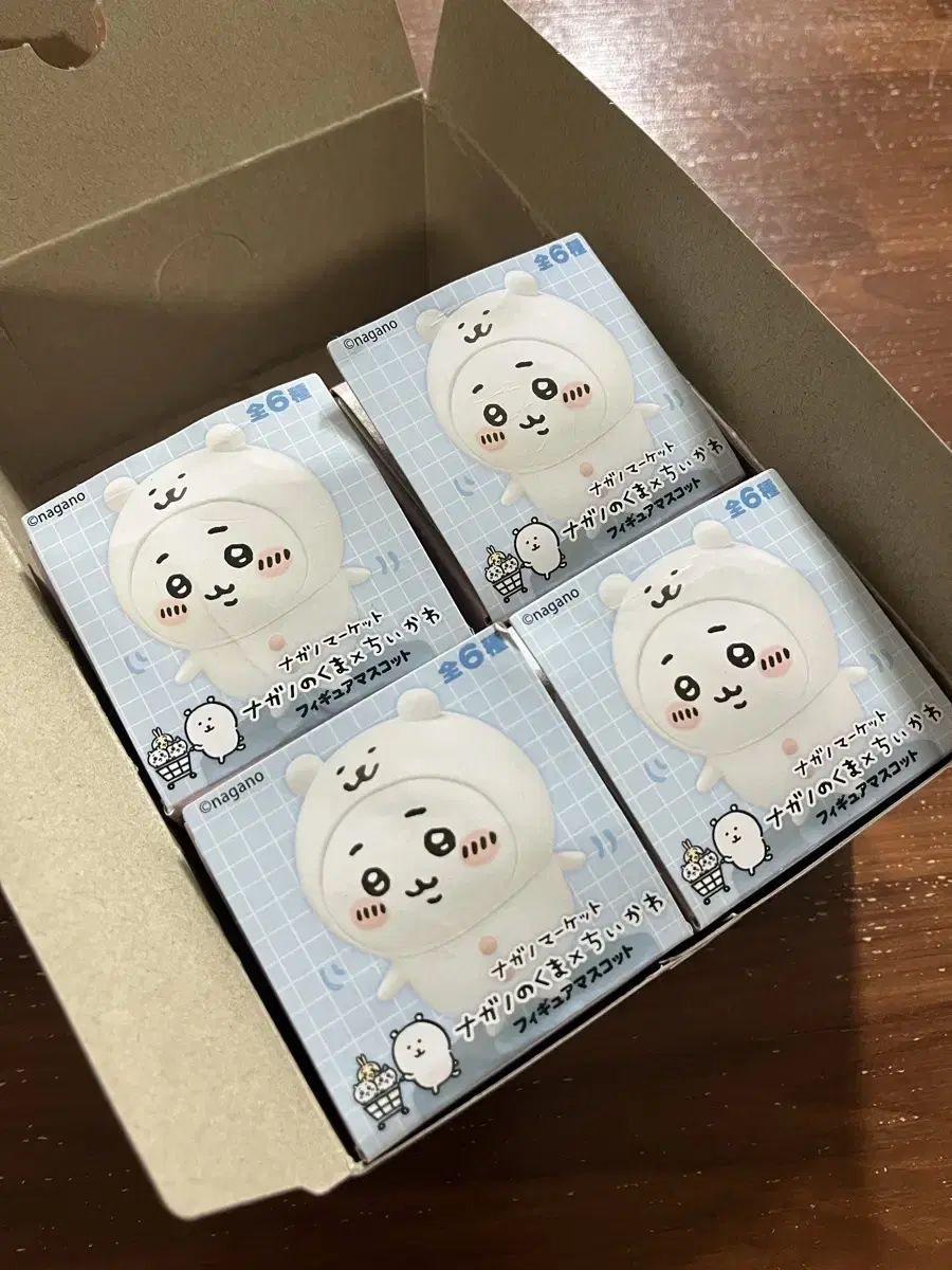 농담곰 치이카와 콜라보 피규어 하치와레 세트