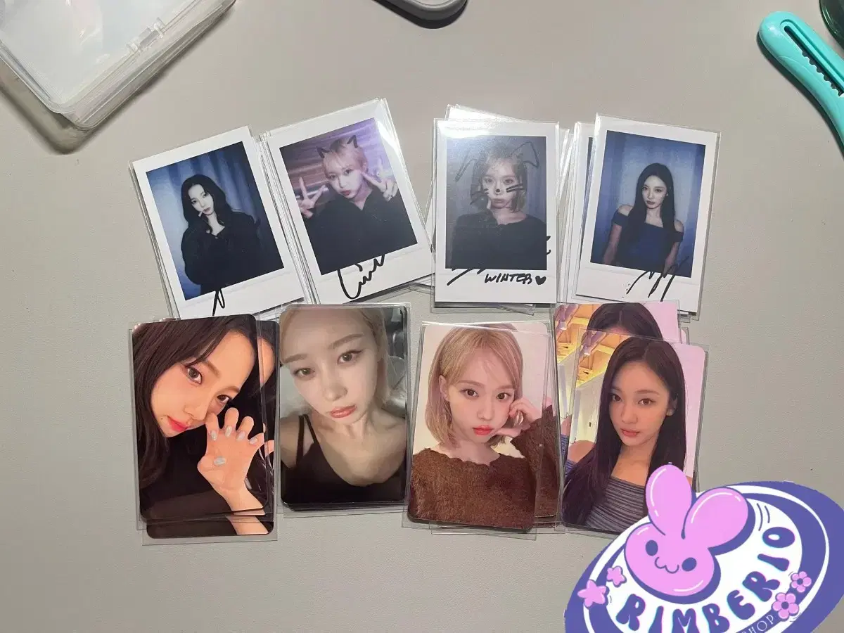 Aespa karina giselle winter ningning Armageddon KMS ld 2nd unreleased photocard Buncheol