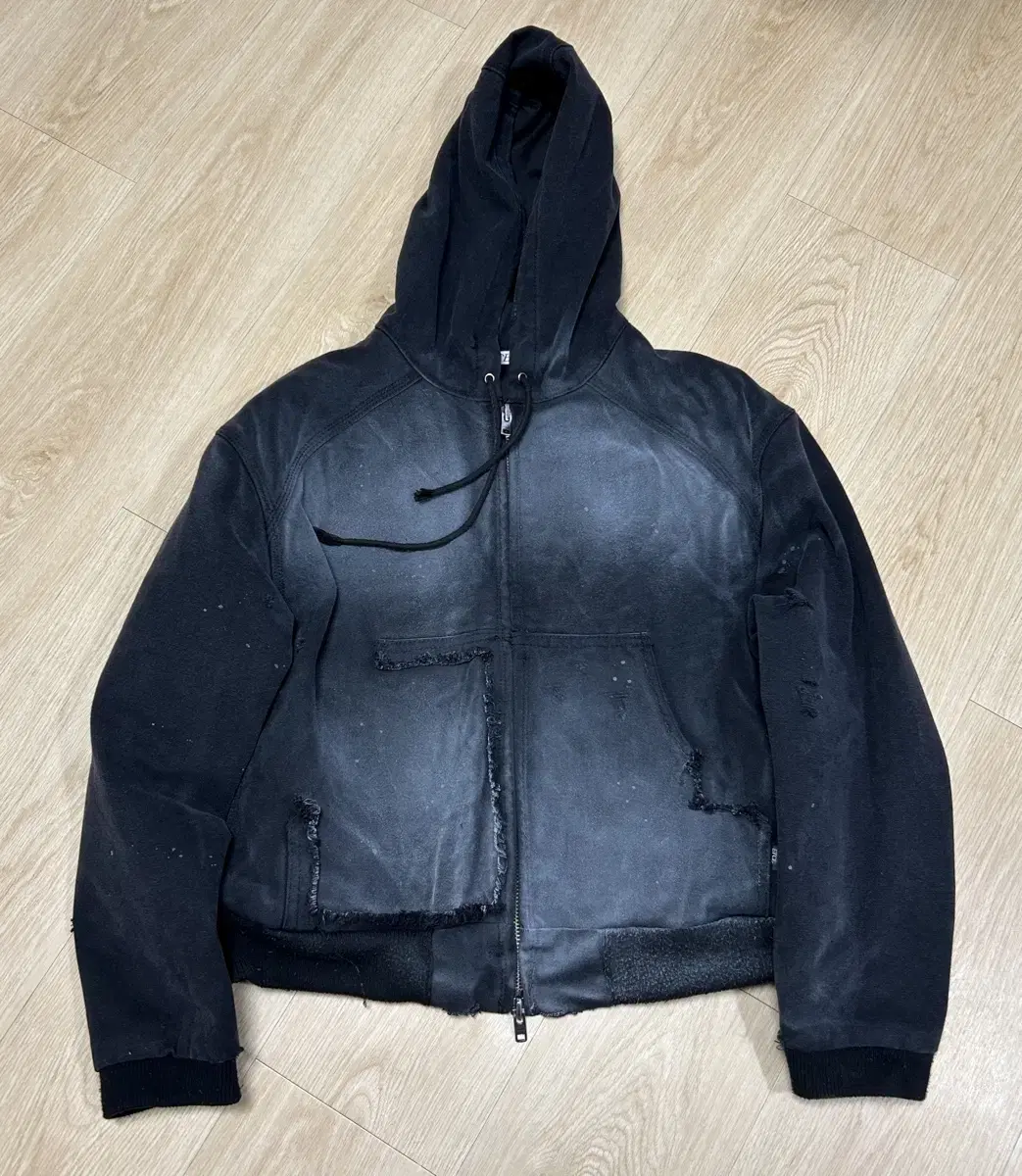 ETCE ETCCE Vintage Work Hoodie Jacket Hooded Zip Up