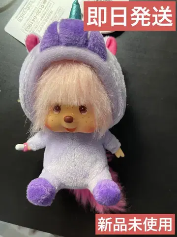 시나코 x 몬치치 SS 얼굴이 달린 키체인 (유니콘)