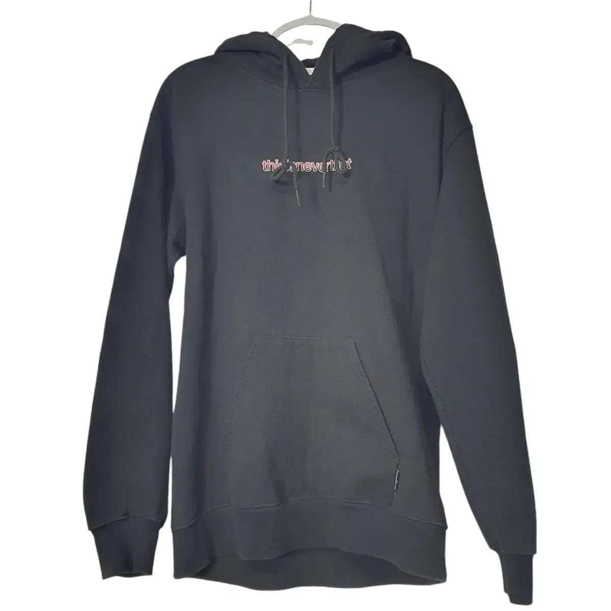 (Overfit S) This Is Never That Hoodie Black