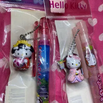 현지 키티볼펜 샤프펜 볼펜