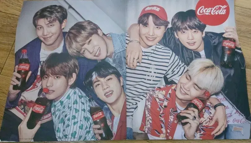 BTS poster photo/jungkook/organization/coca cola/concept photo