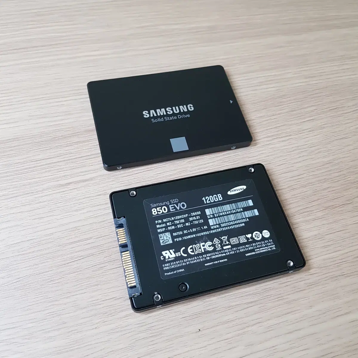 삼성 850 EVO 120 GB SSD 수량 가능 검수 완료